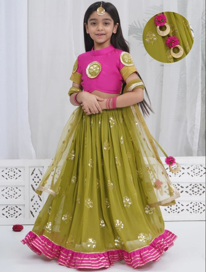 Girls Jodhpuri Lehnga