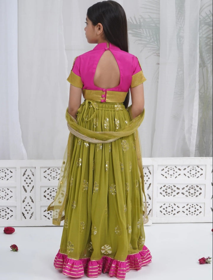 Girls Jodhpuri Lehnga